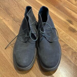 Joseph Abboud Suede Grey Shoes